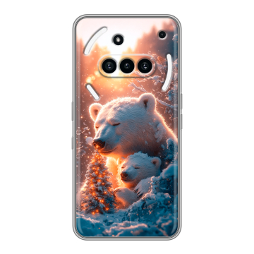 Силиконовый чехол на Nothing Phone (3a) с принтом Новый год Силиконовый чехол на Nothing Phone (3a) с принтом Новый год