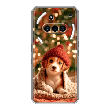 Силиконовый чехол на Nothing Phone (3a) с принтом Новый год Силиконовый чехол на Nothing Phone (3a) с принтом Новый год