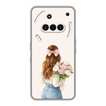 Силиконовый чехол на Nothing Phone (3a) с принтом женский Силиконовый чехол на Nothing Phone (3a) с принтом женский