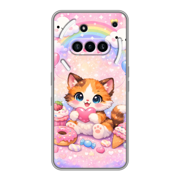 Силиконовый чехол на Nothing Phone (3a) с принтом для девочек