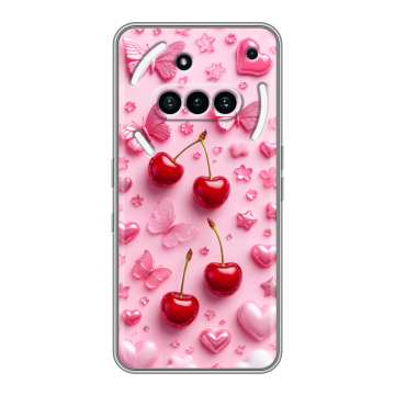 Силиконовый чехол на Nothing Phone (3a) с принтом для девочек