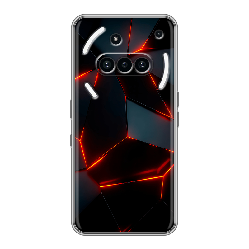 Силиконовый чехол на Nothing Phone (3a) с принтом Яркие абстракции Силиконовый чехол на Nothing Phone (3a) с принтом Яркие абстракции