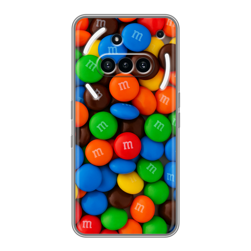 Силиконовый чехол на Nothing Phone (3a) с принтом Конфеты Силиконовый чехол на Nothing Phone (3a) с принтом Конфеты