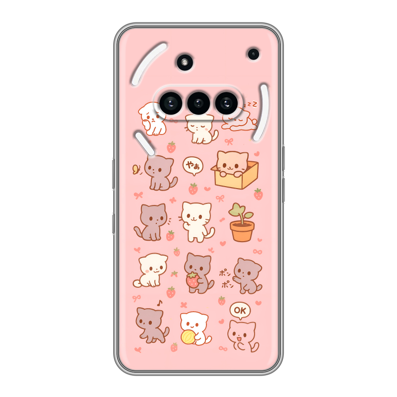 Силиконовый чехол на Nothing Phone (3a) с принтом Hello Kitty Хелоу Кити Силиконовый чехол на Nothing Phone (3a) с принтом Hello Kitty Хелоу Кити