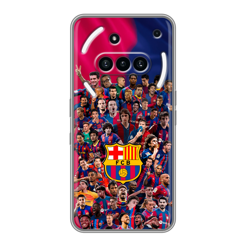 Силиконовый чехол на Nothing Phone (3a) с принтом Барселона Barcelona Силиконовый чехол на Nothing Phone (3a) с принтом Барселона Barcelona