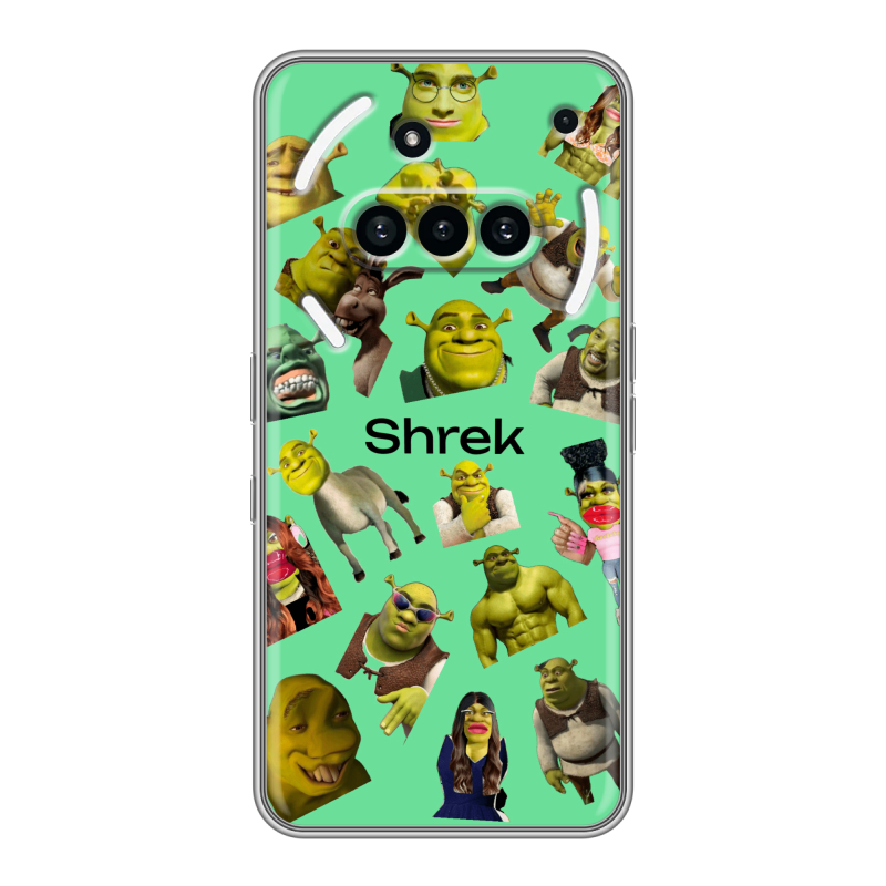 Силиконовый чехол на Nothing Phone (3a) с принтом Шрек Shrek Силиконовый чехол на Nothing Phone (3a) с принтом Шрек Shrek