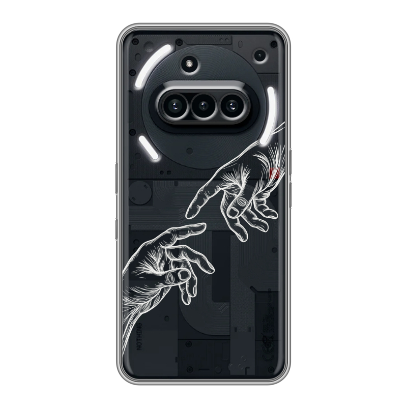 Силиконовый чехол на Nothing Phone (3a) с принтом Сотворение мира Силиконовый чехол на Nothing Phone (3a) с принтом Сотворение мира