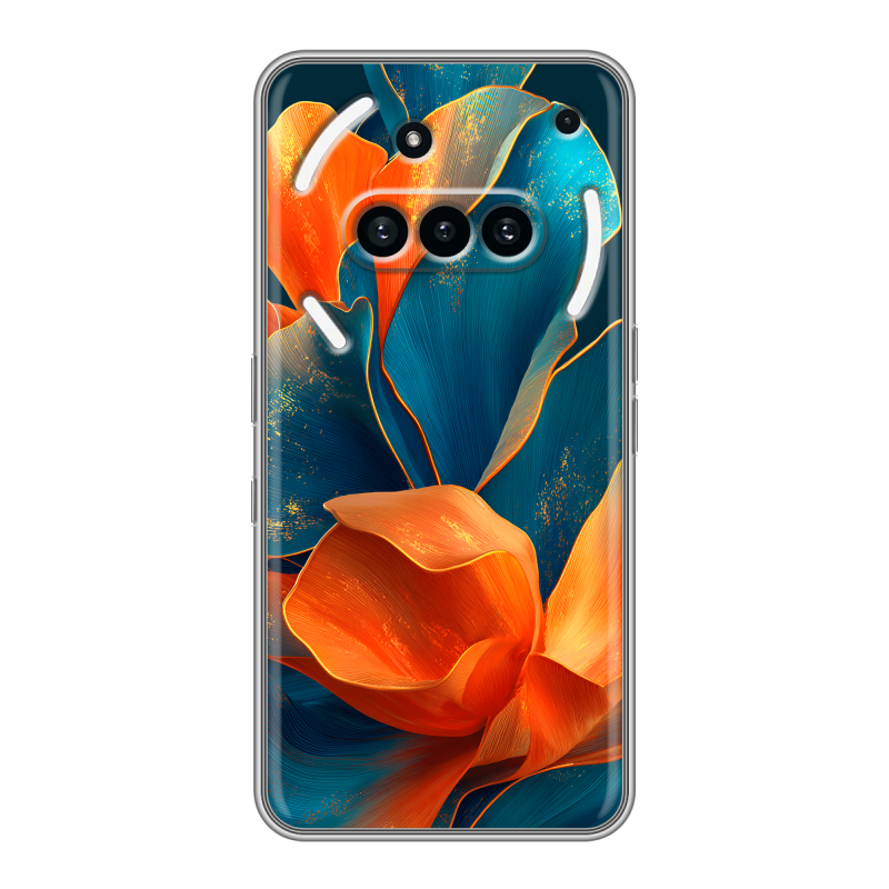 Силиконовый чехол на Nothing Phone (3a) с принтом Цветы Силиконовый чехол на Nothing Phone (3a) с принтом Цветы