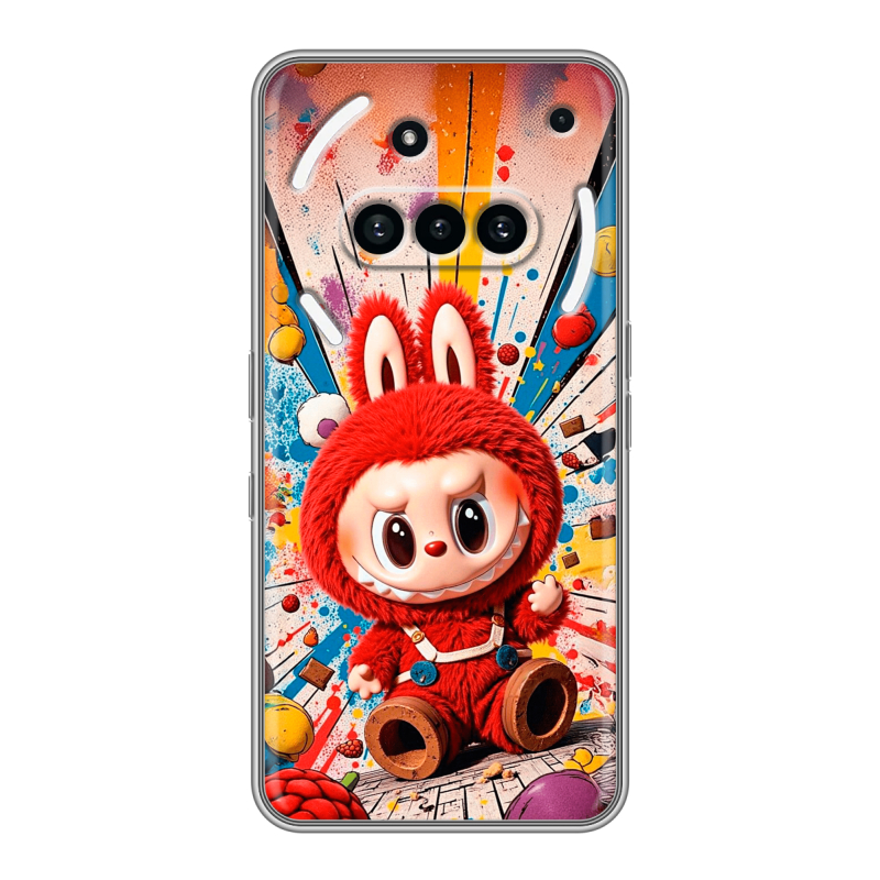 Силиконовый чехол на Nothing Phone (3a) с принтом Labubu Лабубу Силиконовый чехол на Nothing Phone (3a) с принтом Labubu Лабубу
