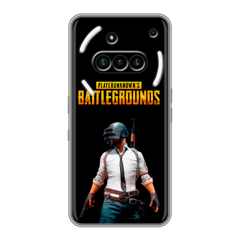 Силиконовый чехол на Nothing Phone (3a) с принтом PUGB ПАГБ Силиконовый чехол на Nothing Phone (3a) с принтом PUGB ПАГБ