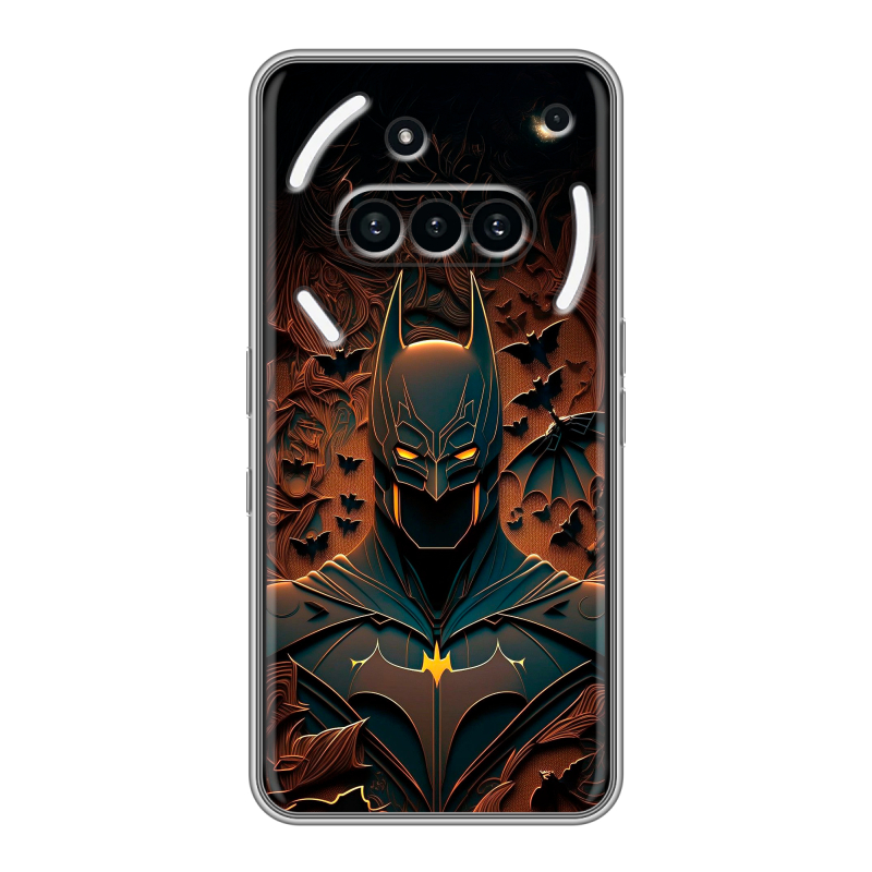 Силиконовый чехол на Nothing Phone (3a) с принтом Batman Бэтмен Силиконовый чехол на Nothing Phone (3a) с принтом Batman Бэтмен