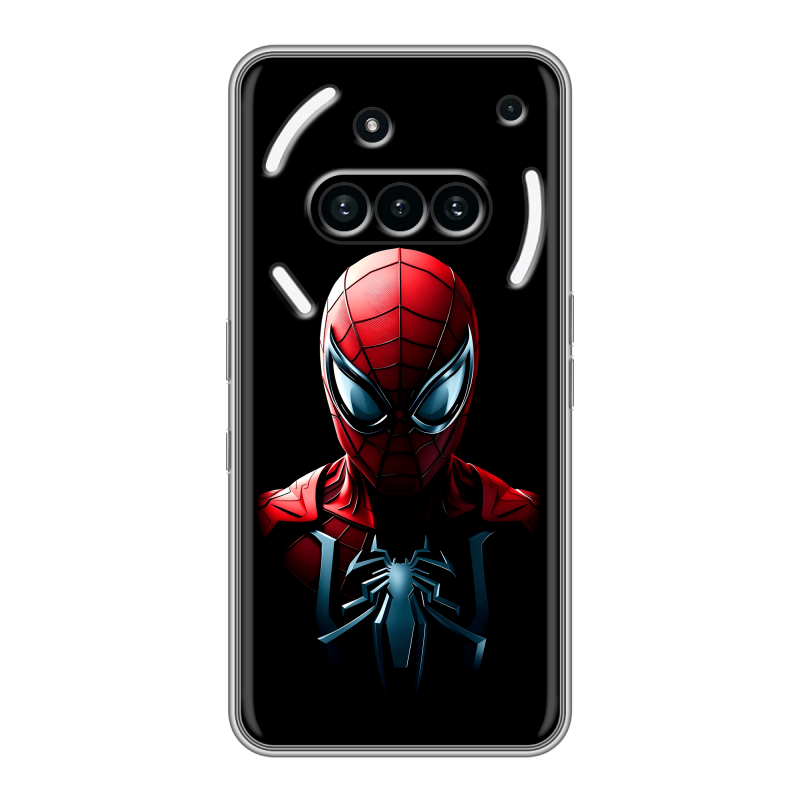 Силиконовый чехол на Nothing Phone (3a) с принтом Spiderman Человек паук Силиконовый чехол на Nothing Phone (3a) с принтом Spiderman Человек паук