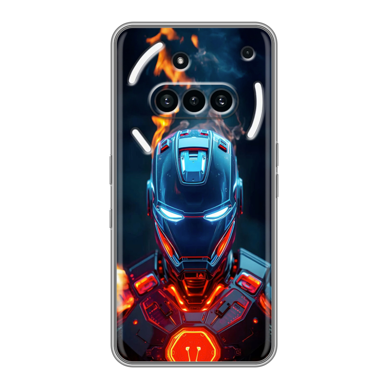 Силиконовый чехол на Nothing Phone (3a) с принтом IronMan Железный человек Силиконовый чехол на Nothing Phone (3a) с принтом IronMan Железный человек