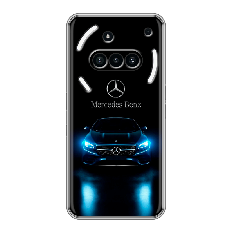 Силиконовый чехол на Nothing Phone (3a) с принтом Mercedes Мерседес Силиконовый чехол на Nothing Phone (3a) с принтом Mercedes Мерседес