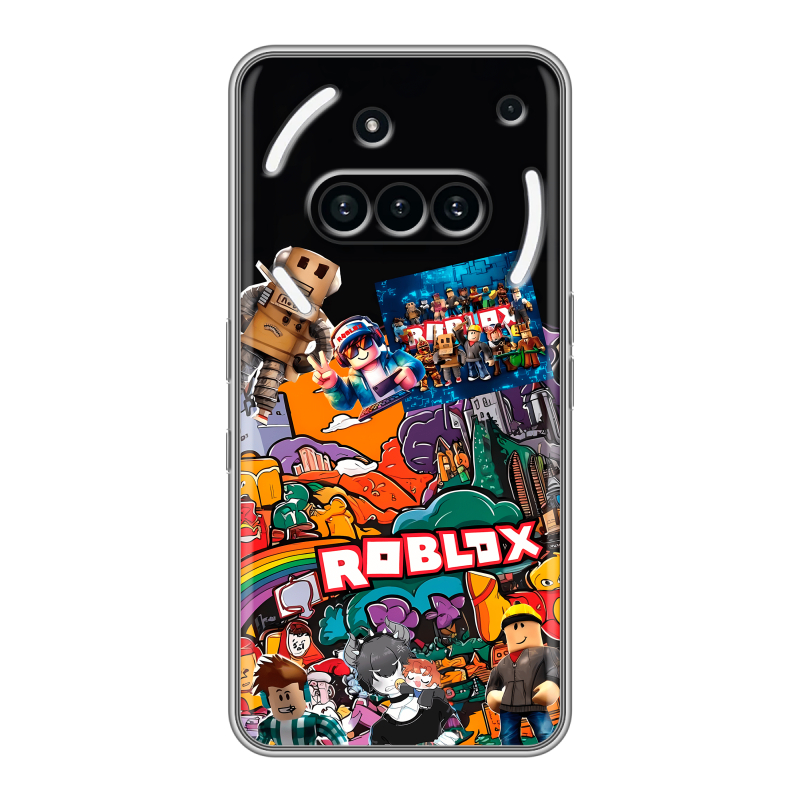 Силиконовый чехол на Nothing Phone (3a) с принтом Roblox Роблокс Силиконовый чехол на Nothing Phone (3a) с принтом Roblox Роблокс
