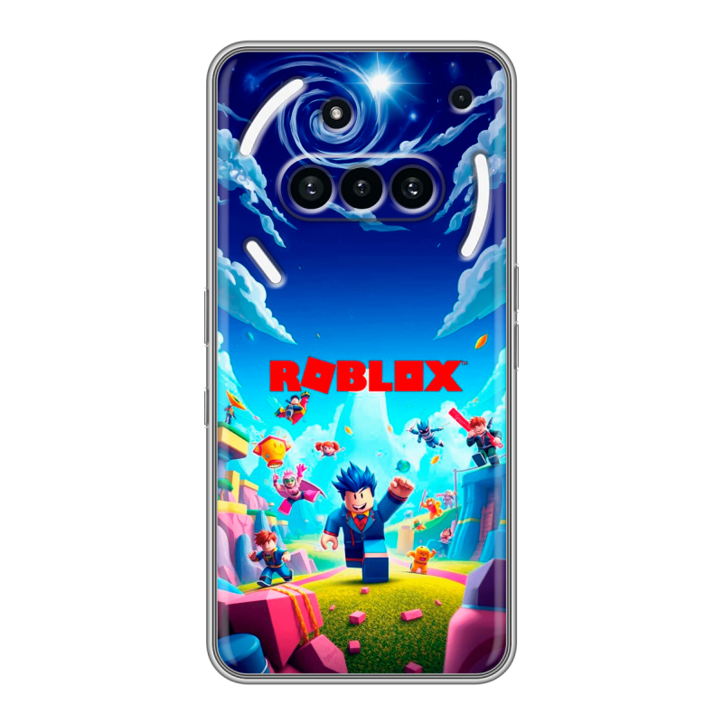 Силиконовый чехол на Nothing Phone (3a) с принтом Roblox Роблокс Силиконовый чехол на Nothing Phone (3a) с принтом Roblox Роблокс