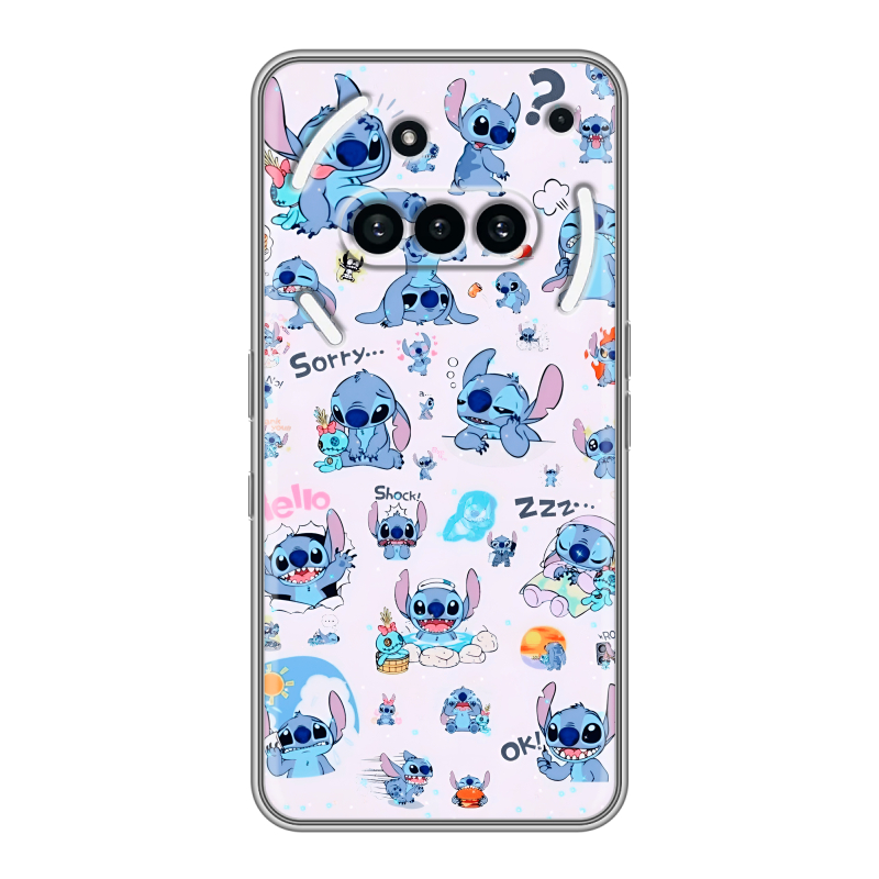 Силиконовый чехол на Nothing Phone (3a) с принтом Лило и Стич Силиконовый чехол на Nothing Phone (3a) с принтом Лило и Стич