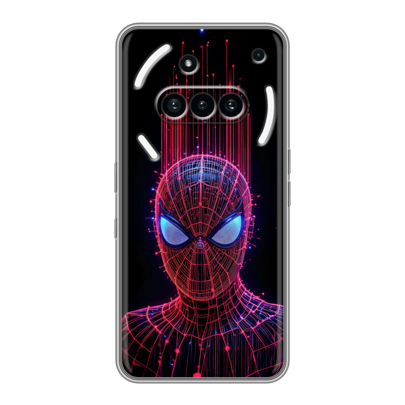 Силиконовый чехол на Nothing Phone (3a) с принтом Spiderman Человек паук Силиконовый чехол на Nothing Phone (3a) с принтом Spiderman Человек паук
