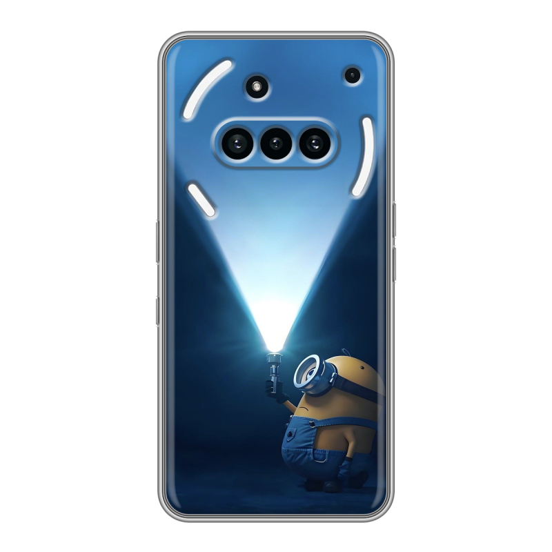 Силиконовый чехол на Nothing Phone (3a) с принтом Миньоны Силиконовый чехол на Nothing Phone (3a) с принтом Миньоны