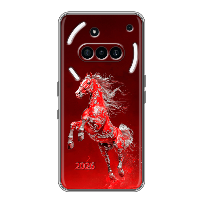 Силиконовый чехол на Nothing Phone (3a) с принтом Новый год Силиконовый чехол на Nothing Phone (3a) с принтом Новый год