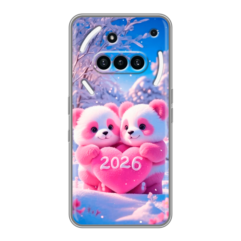 Силиконовый чехол на Nothing Phone (3a) с принтом Новый год Силиконовый чехол на Nothing Phone (3a) с принтом Новый год