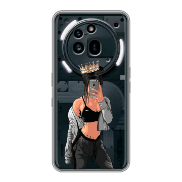 Силиконовый чехол на Nothing Phone (3a) Pro с принтом Женские принты Силиконовый чехол на Nothing Phone (3a) Pro с принтом Женские принты