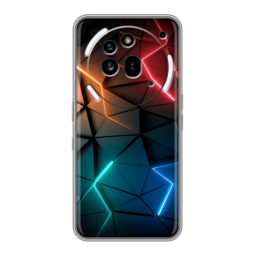 Силиконовый чехол на Nothing Phone (3a) Pro с принтом Абстракция неон Силиконовый чехол на Nothing Phone (3a) Pro с принтом Абстракция неон