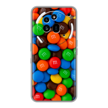 Силиконовый чехол на Nothing Phone (3a) Pro с принтом Конфеты Силиконовый чехол на Nothing Phone (3a) Pro с принтом Конфеты