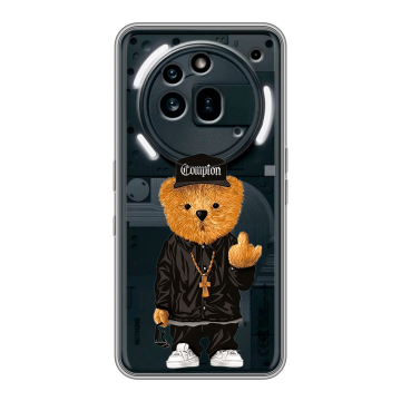 Силиконовый чехол на Nothing Phone (3a) Pro с принтом Мишка Силиконовый чехол на Nothing Phone (3a) Pro с принтом Мишка