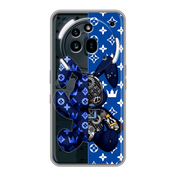 Силиконовый чехол на Nothing Phone (3a) Pro с принтом Луи робот Силиконовый чехол на Nothing Phone (3a) Pro с принтом Луи робот