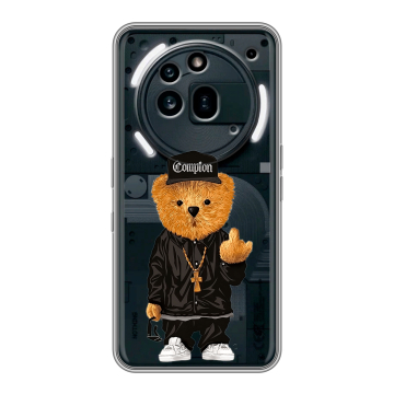 Силиконовый чехол на Nothing Phone (3a) Pro с принтом Плюшевый медведь Силиконовый чехол на Nothing Phone (3a) Pro с принтом Плюшевый медведь