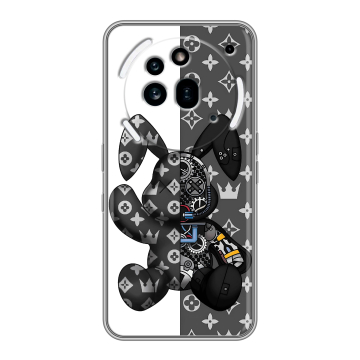 Силиконовый чехол на Nothing Phone (3a) Pro с принтом Луи робот Силиконовый чехол на Nothing Phone (3a) Pro с принтом Луи робот