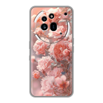 Силиконовый чехол на Nothing Phone (3a) Pro с принтом Розовые розы Силиконовый чехол на Nothing Phone (3a) Pro с принтом Розовые розы