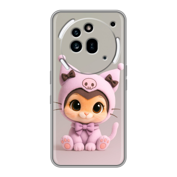 Силиконовый чехол на Nothing Phone (3a) Pro с принтом Куроми Kuromi Силиконовый чехол на Nothing Phone (3a) Pro с принтом Куроми Kuromi