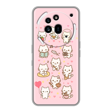 Силиконовый чехол на Nothing Phone (3a) Pro с принтом Hello Kitty Хелоу Кити