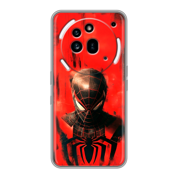 Силиконовый чехол на Nothing Phone (3a) Pro с принтом человек паук spiderman Силиконовый чехол на Nothing Phone (3a) Pro с принтом человек паук spiderman
