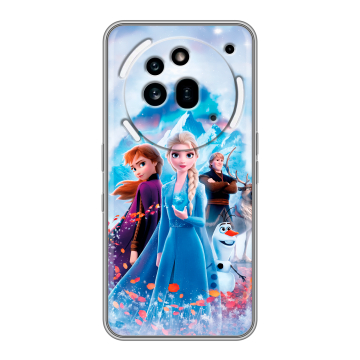 Силиконовый чехол на Nothing Phone (3a) Pro с принтом Холодное сердце Frozen Силиконовый чехол на Nothing Phone (3a) Pro с принтом Холодное сердце Frozen