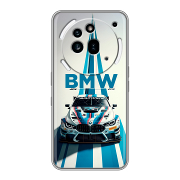 Силиконовый чехол на Nothing Phone (3a) Pro с принтом БМВ BMW