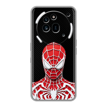 Силиконовый чехол на Nothing Phone (3a) Pro с принтом человек паук spiderman Силиконовый чехол на Nothing Phone (3a) Pro с принтом человек паук spiderman