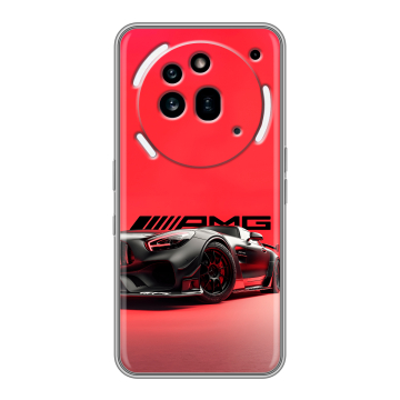 Силиконовый чехол на Nothing Phone (3a) Pro с принтом Мерседес Mercedes AMG