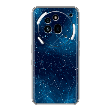 Силиконовый чехол на Nothing Phone (3a) Pro с принтом Космос звезды