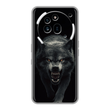 Силиконовый чехол на Nothing Phone (3a) Pro с принтом Волк Силиконовый чехол на Nothing Phone (3a) Pro с принтом Волк