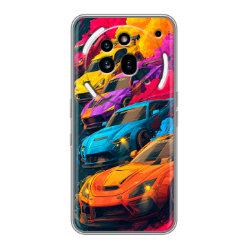 Силиконовый чехол на Nothing Phone (3a) Pro с принтом Тачки