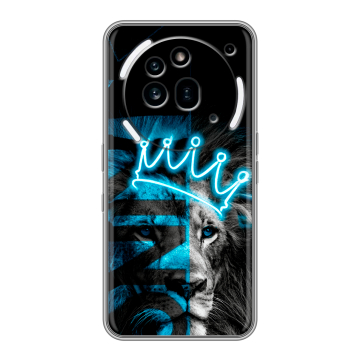 Силиконовый чехол на Nothing Phone (3a) Pro с принтом Король лев