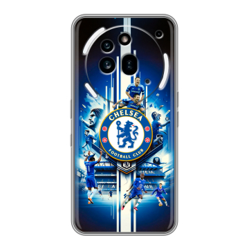 Силиконовый чехол на Nothing Phone (3a) Pro с принтом Chelsea Челси
