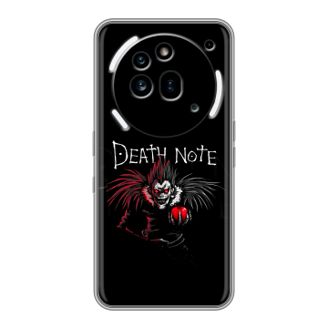 Силиконовый чехол на Nothing Phone (3a) Pro с принтом Death note Тетрадь смерти Силиконовый чехол на Nothing Phone (3a) Pro с принтом Death note Тетрадь смерти