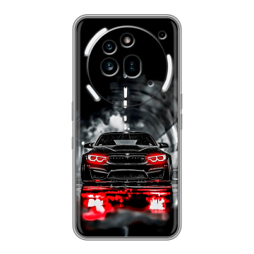 Силиконовый чехол на Nothing Phone (3a) Pro с принтом BMW БМВ Силиконовый чехол на Nothing Phone (3a) Pro с принтом BMW БМВ