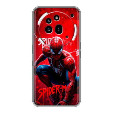 Силиконовый чехол на Nothing Phone (3a) Pro с принтом Spiderman Человек паук Силиконовый чехол на Nothing Phone (3a) Pro с принтом Spiderman Человек паук