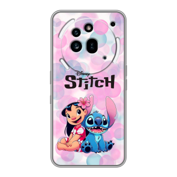 Силиконовый чехол на Nothing Phone (3a) Pro с принтом Лило и Стич Силиконовый чехол на Nothing Phone (3a) Pro с принтом Лило и Стич