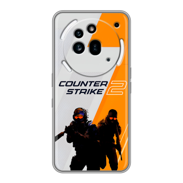 Силиконовый чехол на Nothing Phone (3a) Pro с принтом Counter Strike
